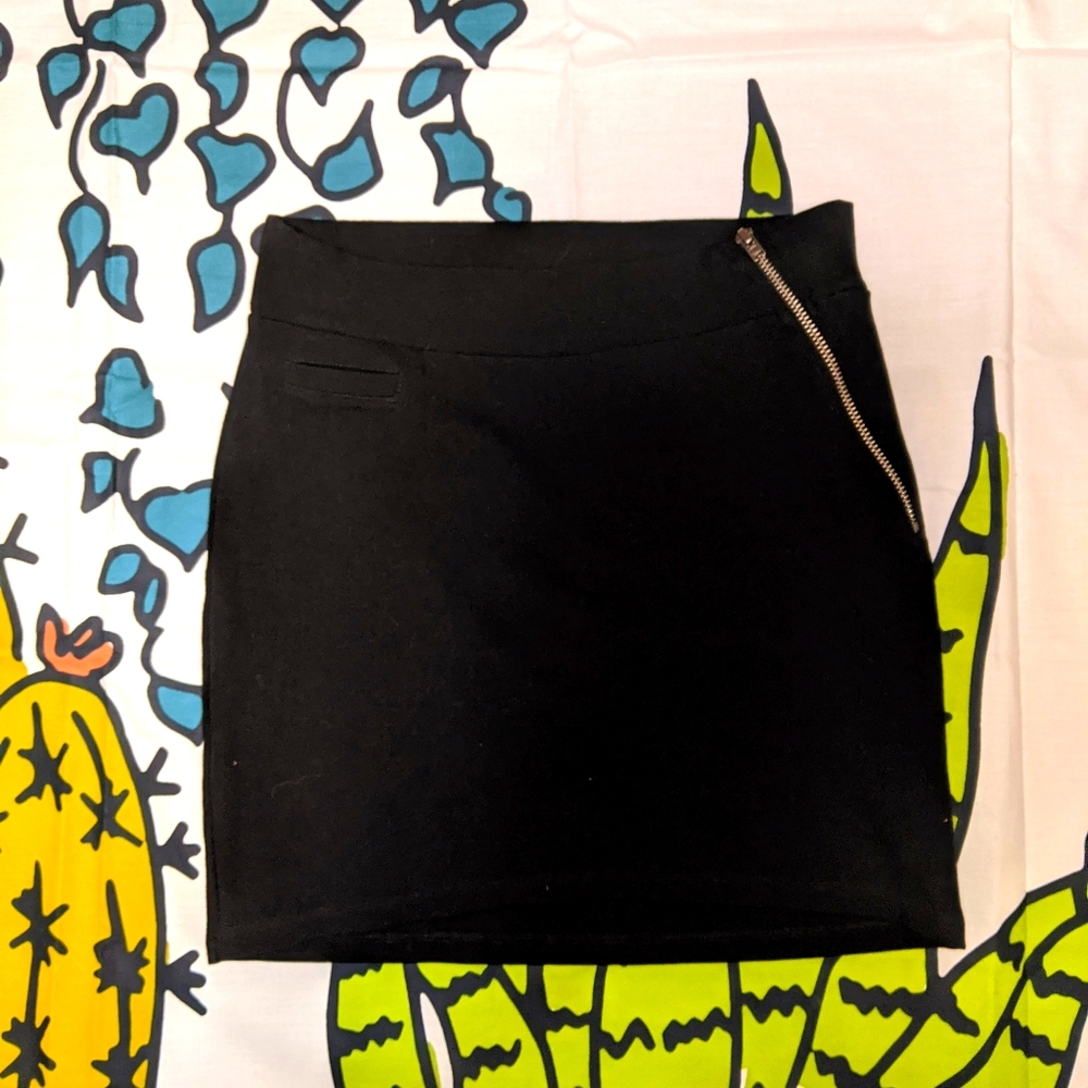 WESC black mini skirt